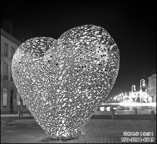 愛心雕塑 創意企業雕塑 公園雕塑