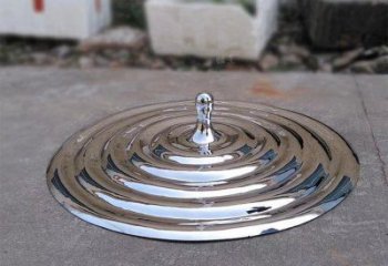 公園水珠雕塑 鏡面公園雕塑 淚滴雕塑