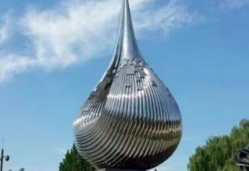 酒店水珠雕塑 淚滴美陳雕塑 現代雕塑