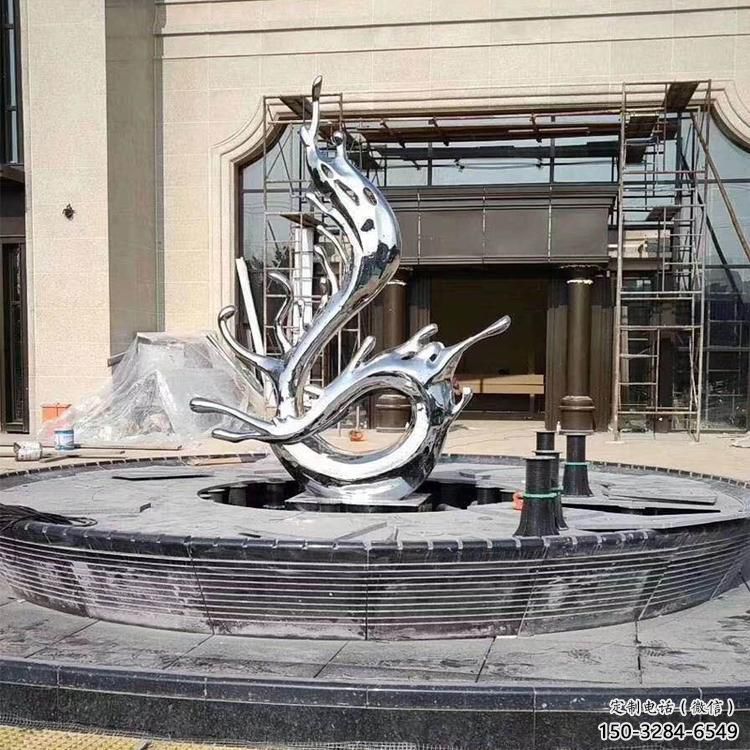 酒店浪花雕塑 景觀海浪雕塑 現(xiàn)代波浪雕塑