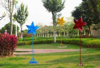 別墅區(qū)風(fēng)車雕塑 大型別墅區(qū)旋轉(zhuǎn)雕塑 剪影旋轉(zhuǎn)雕塑