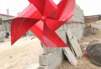 風(fēng)車雕塑 仿真風(fēng)動(dòng)雕塑 烤漆旋轉(zhuǎn)雕塑