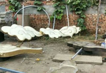 公園云彩雕塑 戶外云團雕塑 抽象祥云雕塑