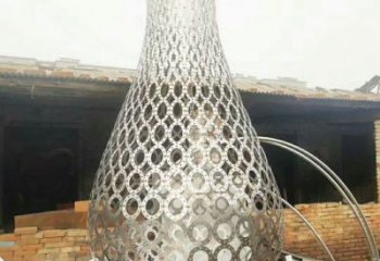 公園花瓶雕塑 創意企業瓶子雕塑 美陳瓶子雕塑