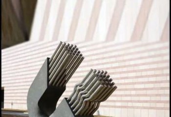 街道磁鐵雕塑 現代雕塑 彩繪u型雕塑