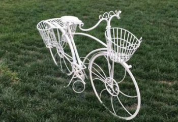 農村自行車雕塑 抽象藝術運動員雕塑 烤漆體育雕塑