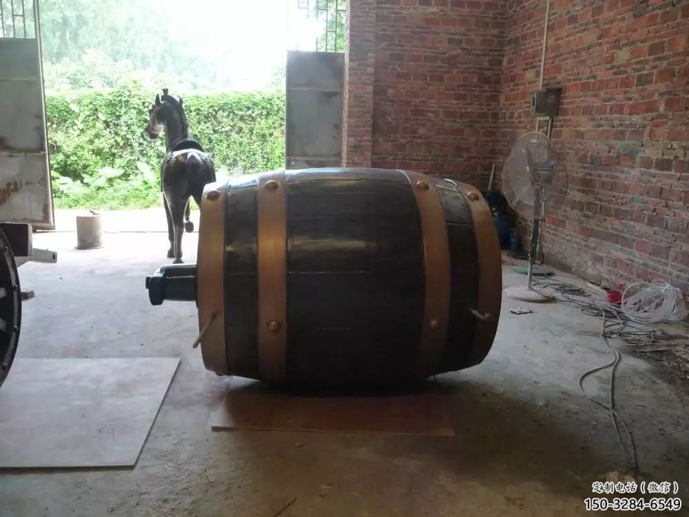 公園酒壇子雕塑 戶外酒文化雕塑 抽象酒壇雕塑