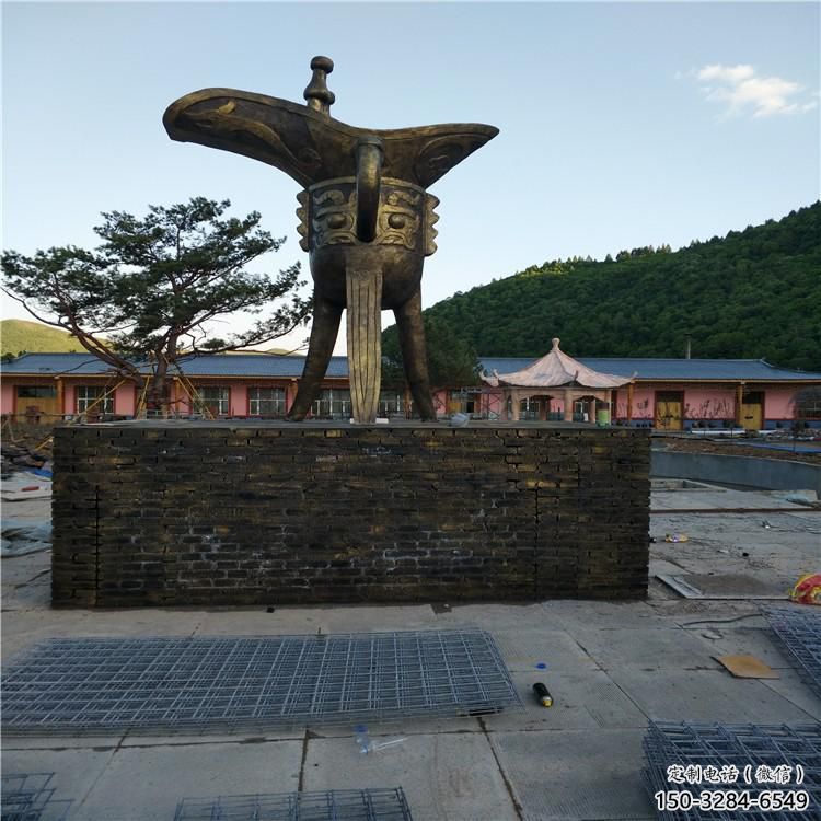 街道酒杯雕塑 現代杯子雕塑 彩繪酒杯子雕塑