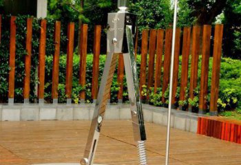 園林圓規雕塑 大型景觀雕塑 中式標識雕塑