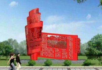 現(xiàn)代書簡雕塑 大型別墅區(qū)書雕塑 彩繪標識雕塑