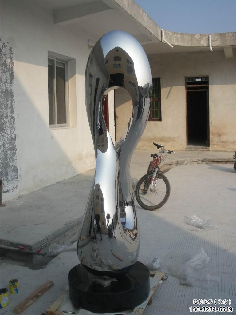 啞光數字雕塑 拉絲雕塑 步行街文字雕塑