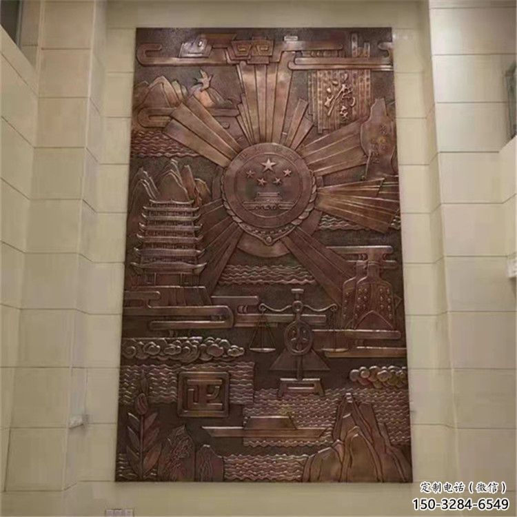 別墅區?；盏袼?大型別墅區景墻雕塑 剪影浮雕雕塑