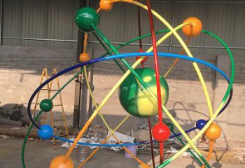 彩繪星球雕塑 景觀星空雕塑 街頭雕塑