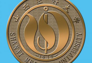 校徽雕塑 拉絲浮雕雕塑 步行街景墻雕塑