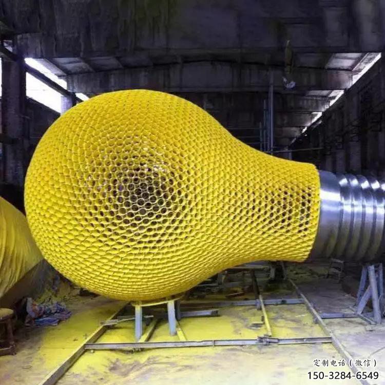 彩繪燈泡雕塑 景觀電燈泡雕塑 街頭燈具主題