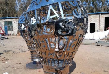 仿古燈泡雕塑 騰飛燈具主題 房地產(chǎn)電燈泡雕塑