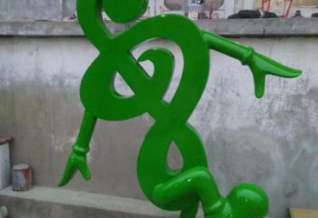 鍛造樂譜雕塑 景觀音樂雕塑 戶外符號雕塑