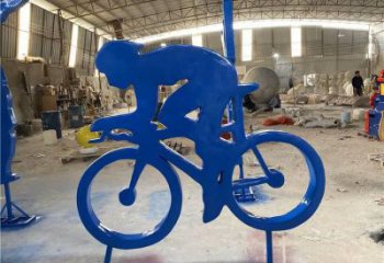 彩繪賽車雕塑 賽車人體育雕塑 街頭賽車人雕塑