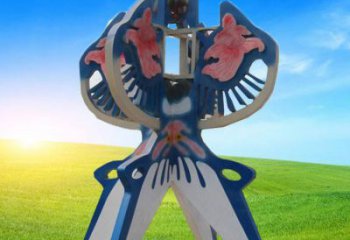 街道風箏雕塑 現代雕塑 彩繪景觀雕塑