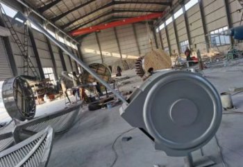 切面螺絲釘雕塑 燈光庭院工業雕塑 校園器械雕塑