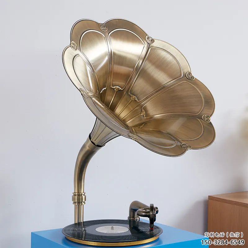 街頭麥克風雕塑 大型別墅區話筒雕塑 鋼管音樂雕塑