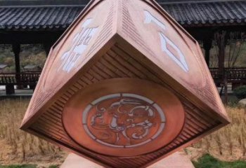 烤漆天平雕塑 鋼管天平秤雕塑 室內公平雕塑