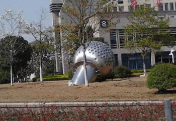 景觀麥克風(fēng)雕塑 仿真音樂(lè)雕塑 景觀話筒雕塑