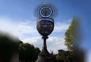 創意獎杯雕塑 啞光標識雕塑 公園紀念雕塑