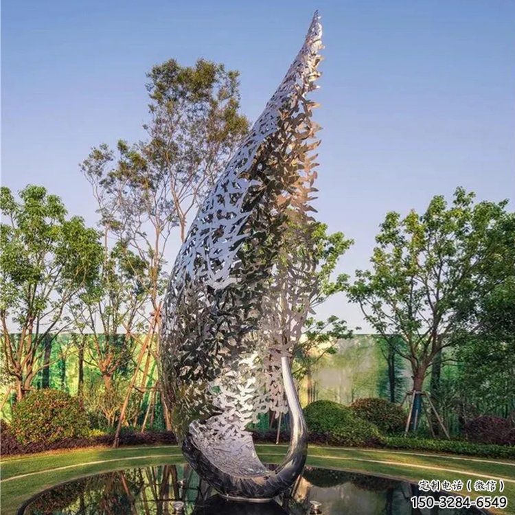 噴漆花環雕塑 中式村口環形雕塑 草地雕塑