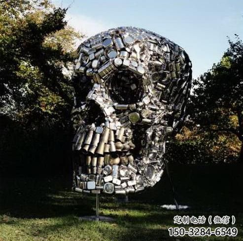 公園骷髏雕塑 創(chuàng)意企業(yè)骷髏頭雕塑 美陳鬼怪雕塑