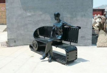 烤漆膠卷雕塑 鋼管雕塑 室內膠片雕塑