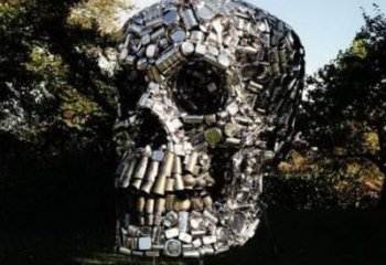 公園骷髏雕塑 創意企業骷髏頭雕塑 美陳鬼怪雕塑