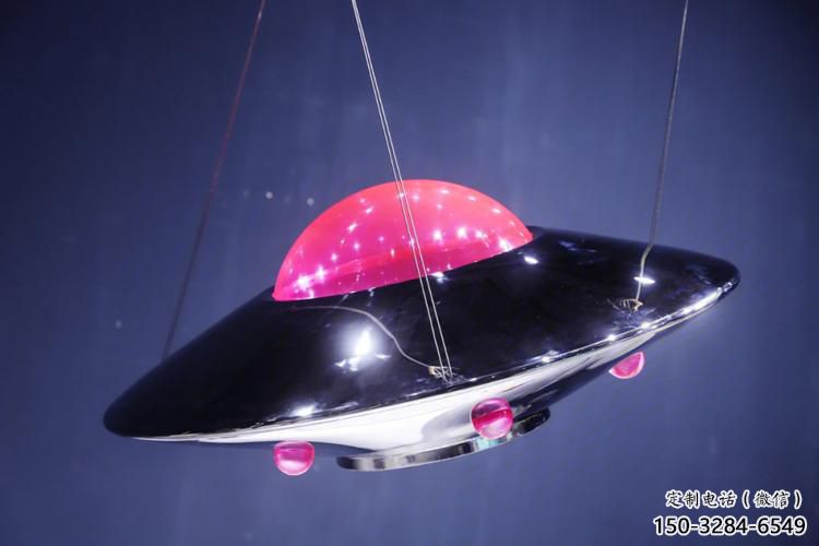 廣場(chǎng)飛碟雕塑廠家 抽象飛船雕塑 烤漆宇宙雕塑