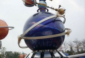 公園飛碟雕塑 創(chuàng)意企業(yè)宇宙雕塑 美陳飛船雕塑