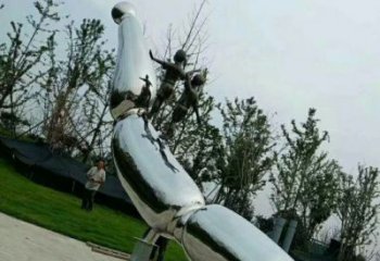 庭院蓮藕雕塑 公園雕塑 鍛造蓮科雕塑