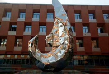 啞光水花雕塑 拉絲水景雕塑 步行街雕塑