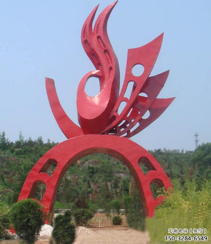 鳳凰大門雕塑