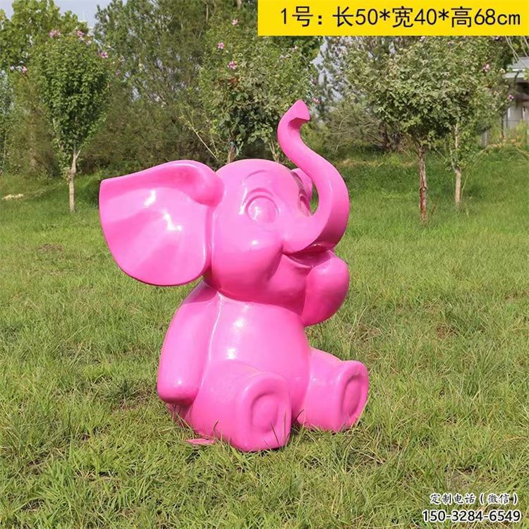 大象雕塑精選，美陳雕塑，彩繪大象雕塑通用