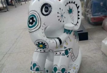 大象雕塑承接，景觀美陳，彩繪大象雕塑訂做