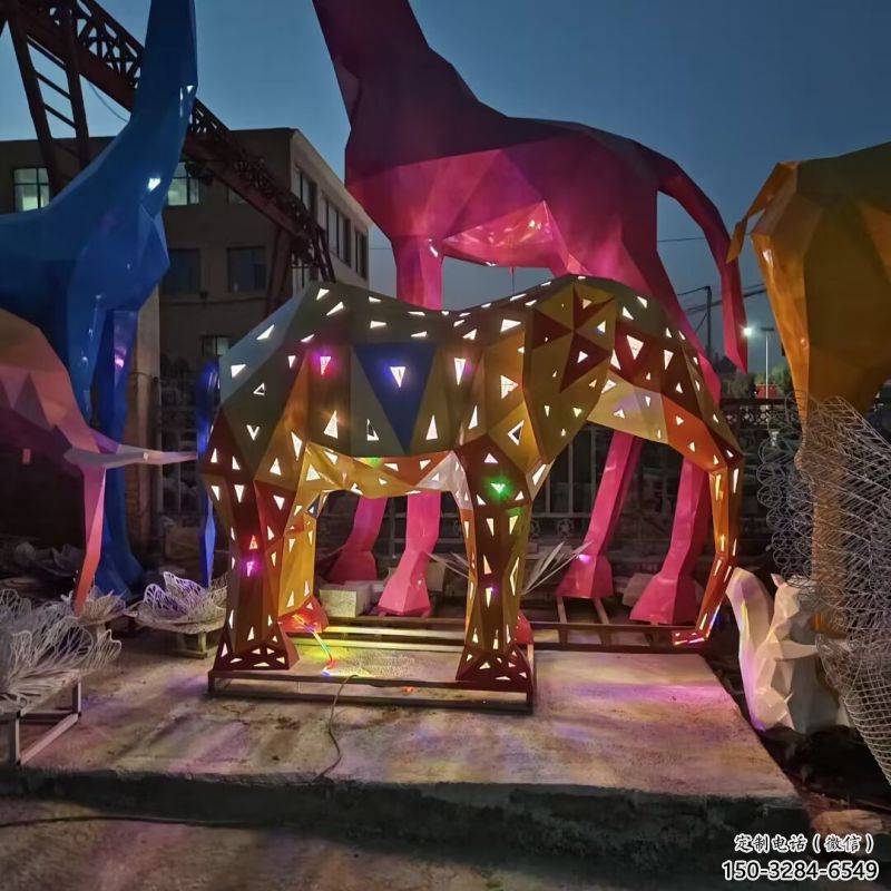 大象雕塑定制，歐式風(fēng)格，烤漆大象雕塑供給