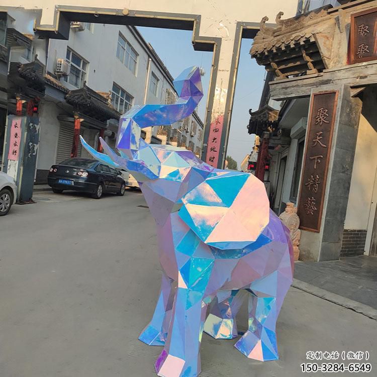 地產大象雕塑提供，露天雕塑，烤漆大象雕塑生產承接