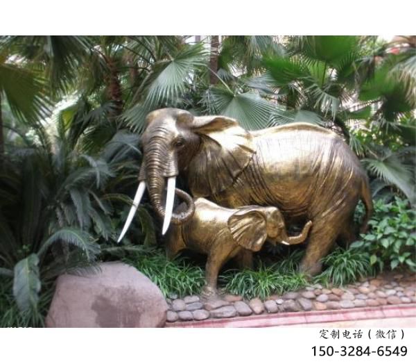 大象雕塑精選，室外軟裝，銅大象雕塑精選