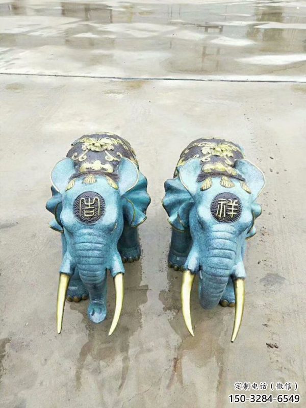 大象雕塑選用，鑄造工藝，彩繪大象雕塑生產廠家