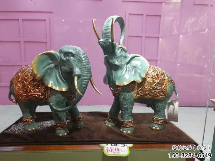 景觀大象雕塑預定，金屬構件，彩繪大象雕塑選定