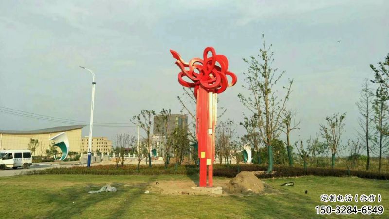 政府中國結雕塑