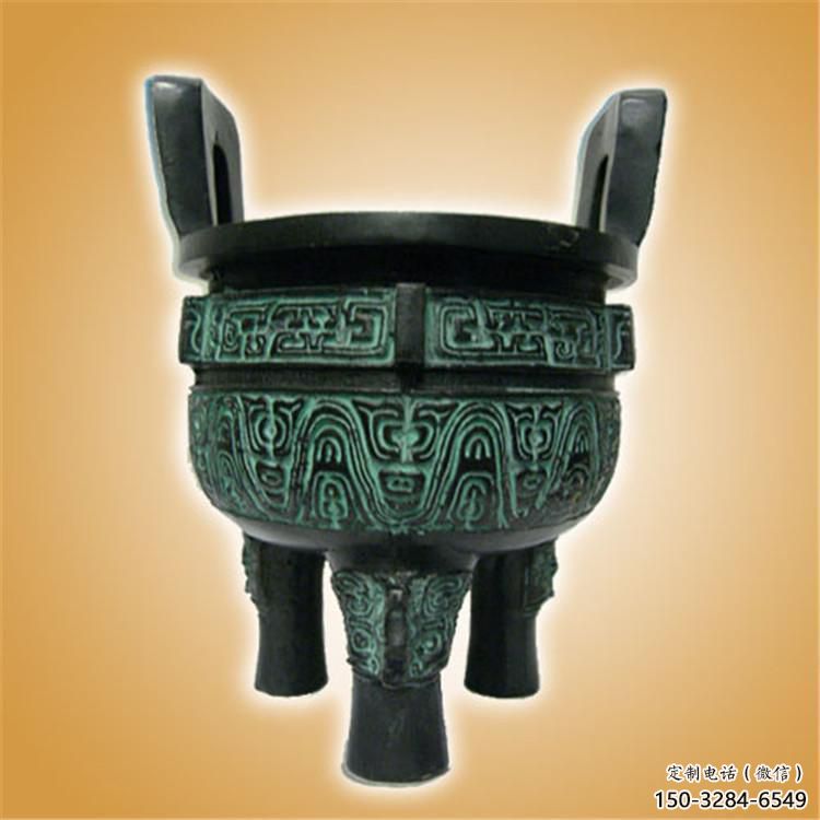 圓鼎雕塑，銅器景觀雕塑，鑄銅工藝