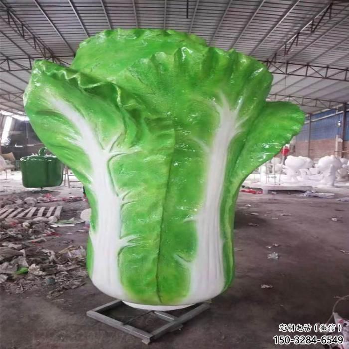 果籃雕塑精選，露天雕塑，景觀白菜果籃雕塑訂做