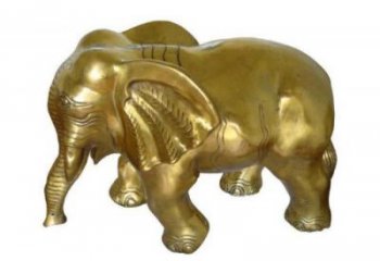 藝術(shù)大象雕塑精選，街道標(biāo)識，銅大象雕塑工程指用