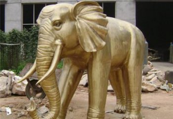 主題大象雕塑選用，鑄造藝術(shù)，黃銅大象雕塑展品