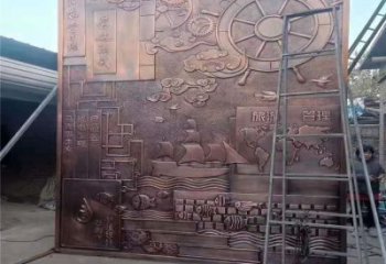 金屬浮雕批發(fā)廠家，街頭藝術(shù)，公園浮雕廠家展品